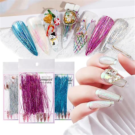 Fluorescent Silk Magic Nail Color Line Manicure Decoration Flash 新商品