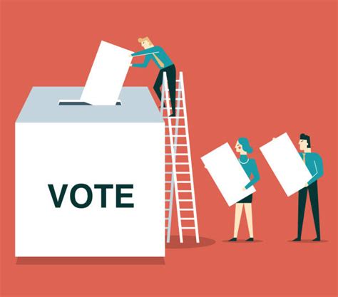 Line of People Voting 的图像结果