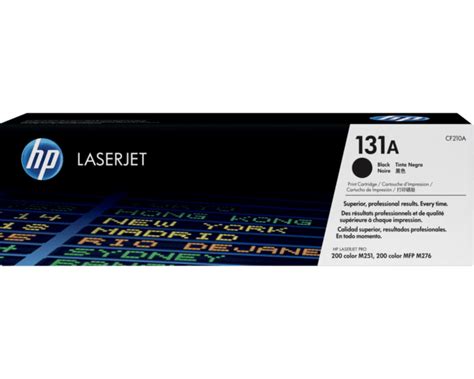 HP 131A Black Original LaserJet Toner Cartridge - (CF210A) - Shop HP ...