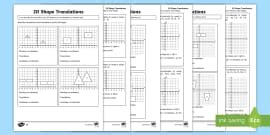👉 Describing Translations (teacher made) - Twinkl