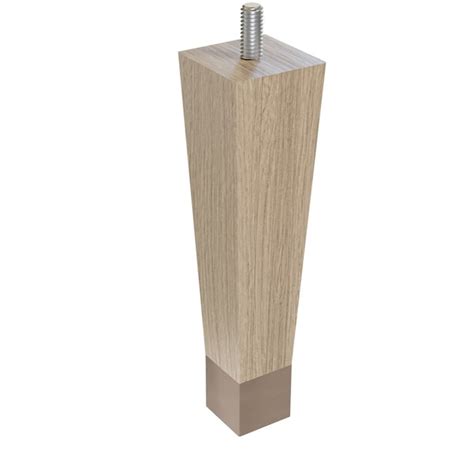 Designs Of Distinction 6" Square Tapered Leg with bolt and 1" Flat ...