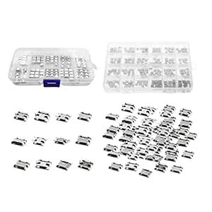 MERISHOPP Micro USB 5Pin Female Socket Connector Port 24 Models Each ...