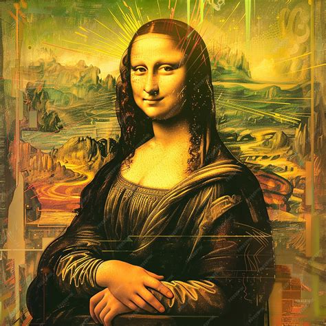 Premium Photo | Modern Mona Lisa Contemporary Reimagining