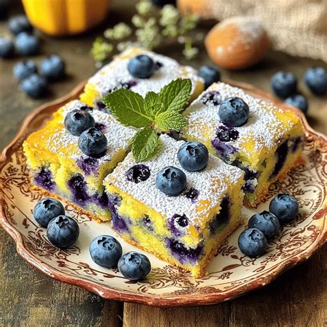 Blueberry Zucchini Squares Delightful and Easy Recipe – Tossed Recipes