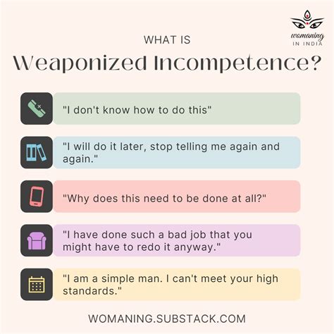 weaponized incompetence - a term totally worth learning. and to say ...
