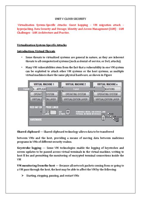CCS335 Unit 5 Cloud Security Exam Notes: Threats & Mitigation ...
