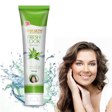 Buy KEYA SETH AROMATHERAPY FRESH LOOK FACE WASH ALOE VERA100ML Online ...