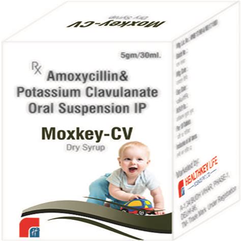 Moxkey cv - Amoxycillin & Potassium Clavulanate Oral Suspension IP ...