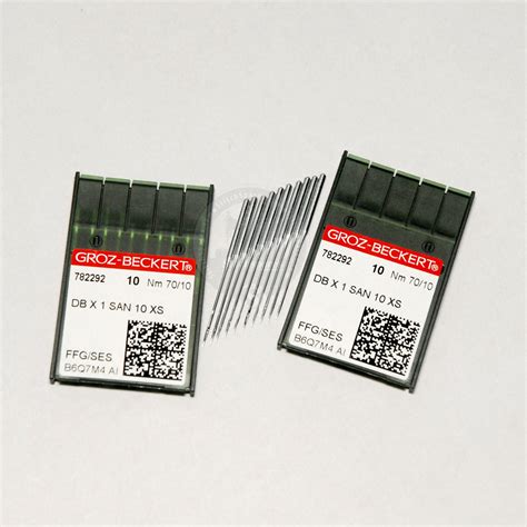 (100 Pcs) DBX1 SAN 10 XS FFG / SES 70/10 Groz Beckert Sewing Machine N ...