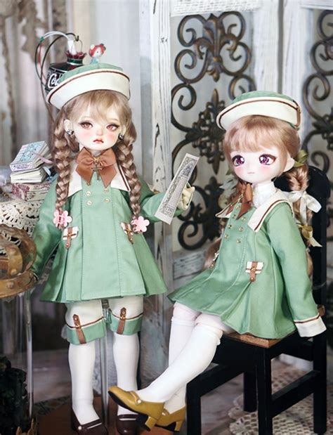 BJDドール用衣装セット MDD/kumakoサイズ 双子 全2種類 球体関節人形 doll 洋服 | POPINGBI BJD