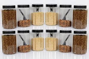 KUBER INDUSTRIES Plastic Grocery Container - 800 ml Price in India ...