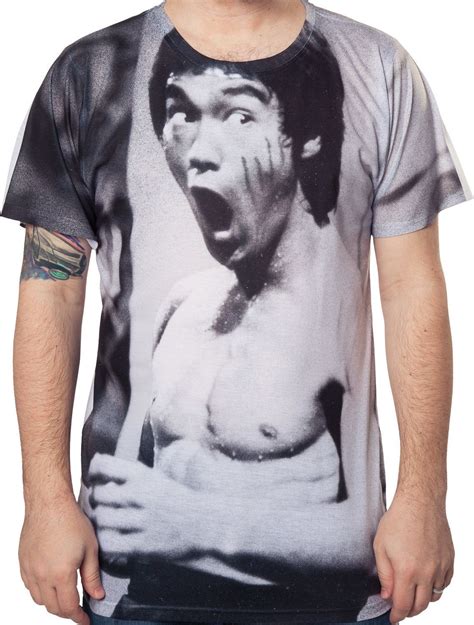 Black and White Bruce Lee T-Shirt | Bruce lee t shirts, Bruce lee ...