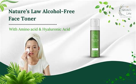 Nature’s Law Alcohol‑Free Hyaluronic Acid Face Toner – 100 ml | With ...