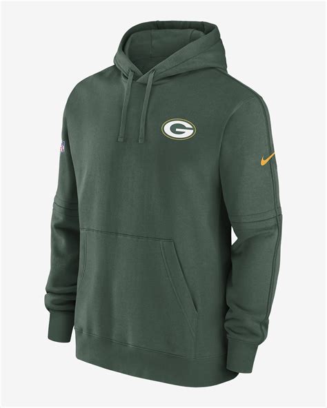 Green Bay Packers Sideline Club Men's Nike NFL Pullover Hoodie. Nike UK