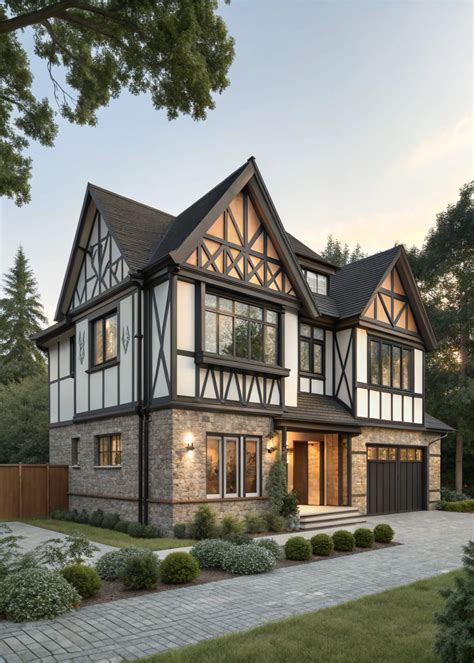 18 Modern Tudor Home Designs Merging Timeless Elegance and Contemporary ...