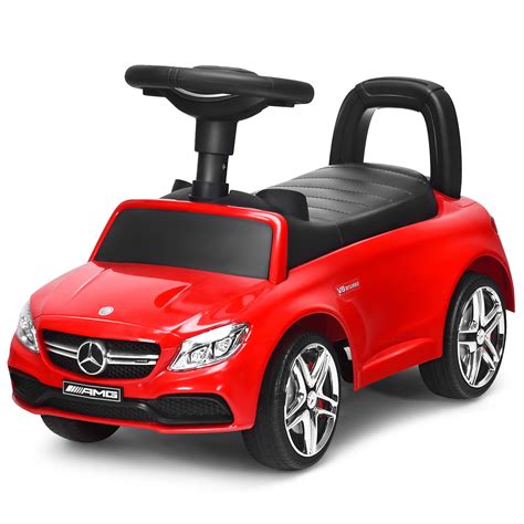AMG Mercedes Benz Licensed Kids Ride On Push Car with Music Horn and ...