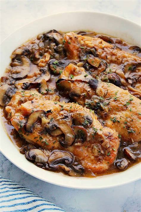 Saucy Instant Pot Chicken Marsala - Crunchy Creamy Sweet