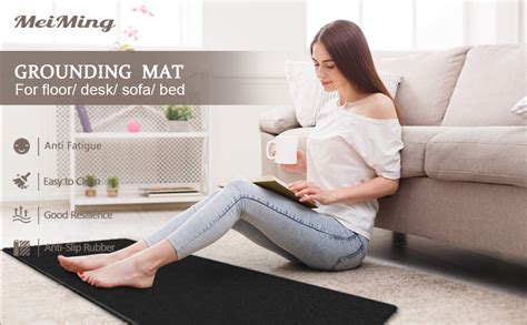 Grounding Mat with UK Cord, 23.6 * 35.4 inch, Indoor Earth Connection ...