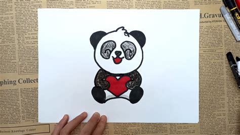 How to draw a panda step by step | Как нарисовать панду поэтапно - YouTube