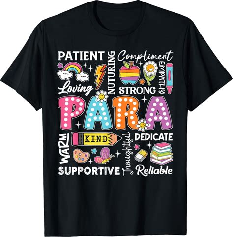 Hot Trending With Para Appreciation Paras Paraprofessional Last Day Of School Men & Women T ...