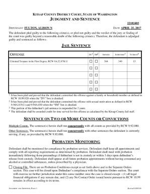 Fillable Online Short Form (Strikethrough) Statement Of Defendant On ...