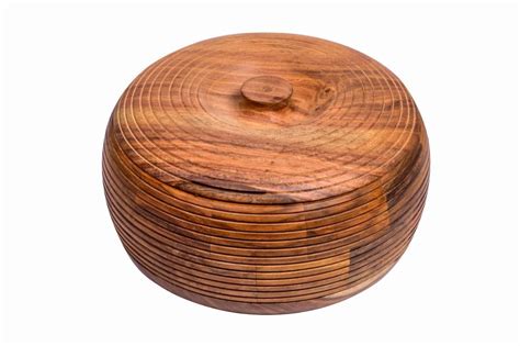 Buy Sheesham Wooden Chapati Box/Casserole/Wooden hotpot roti Box ...