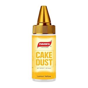 Cake Dust Bottle - Lemon Yellow, Premium Colour Spray Decor Solutions ...