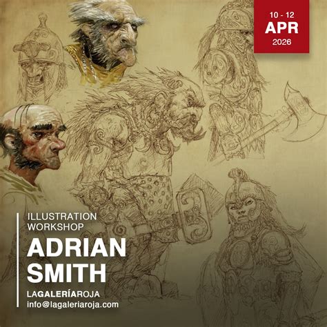 La Galería Roja | ILLUSTRATION WORKSHOP with Adrian Smith.