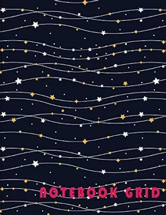 Dark Blue Star Pattern Grid Notebook : Green, Hannah: Amazon.in: Books