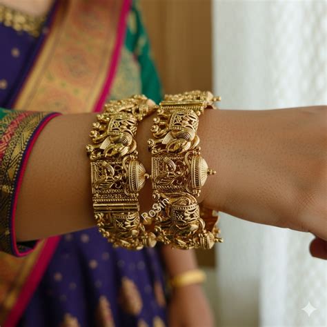 Elephant intricate kada(2 kada) – Rosin