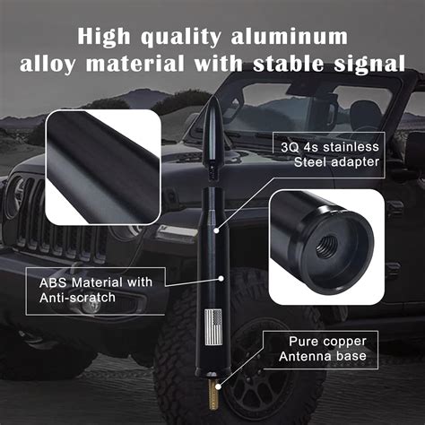 Buy 1 Pack Car Bullet Antenna, for GM Chevy Silverado 1500 2500 3500 HD ...