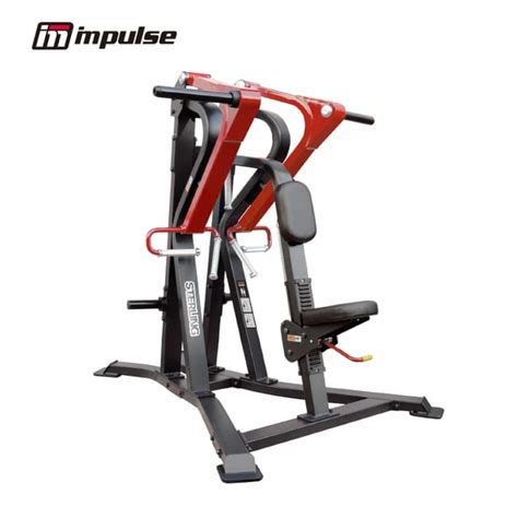 Impulse SL7004 Low Row | Commercial Plate-Loaded Back and Lat Trainer ...
