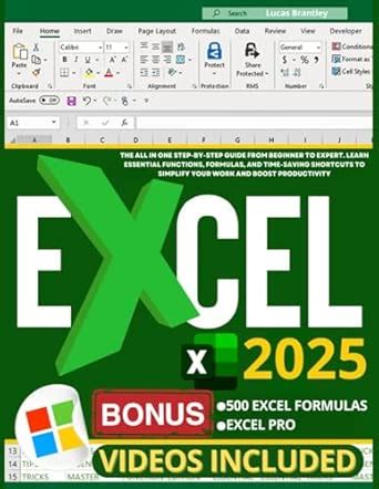 Excel 2025: The All in One Step-by-Step Guide from Beginner to Expert ...