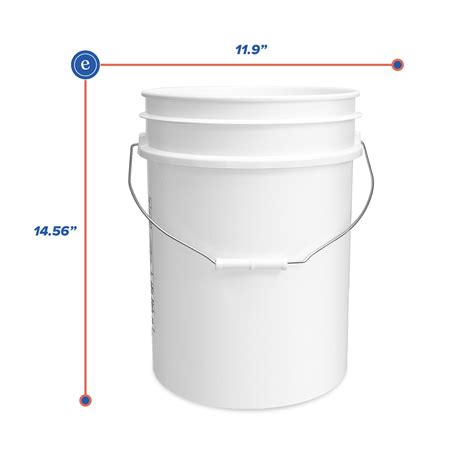 5 Gallon Bucket Dimensions 5 Gallon Bucket Paint Buckets Free Sample