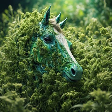 Download Ai Generated, Horse, Weed. Royalty-Free Stock Illustration Image - Pixabay