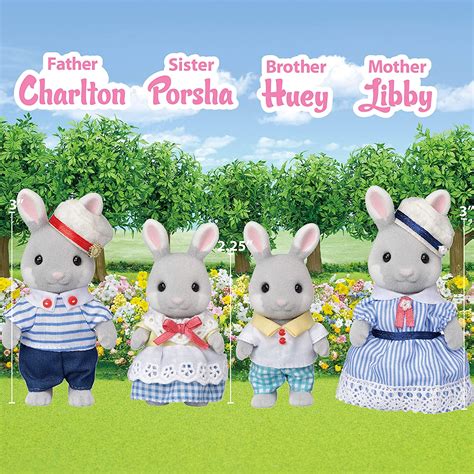 Calico Critters 35th Anniversary Limited Sea Breeze Rabbit Family ...