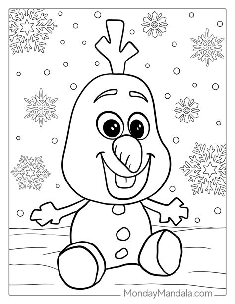 Olaf Halloween Coloring Pages