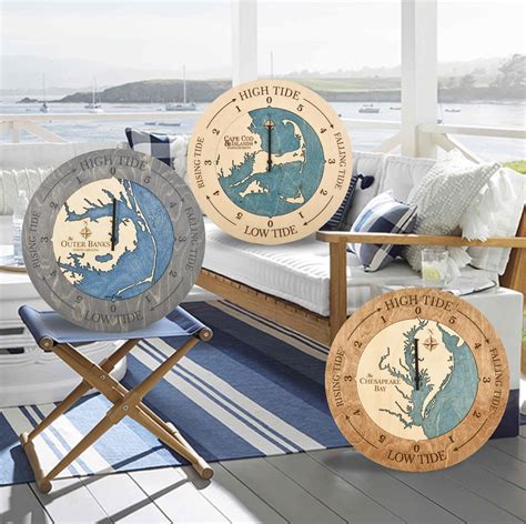 Sea and Soul Charts Cape Cod Tide Clock | Sea and Soul Charts