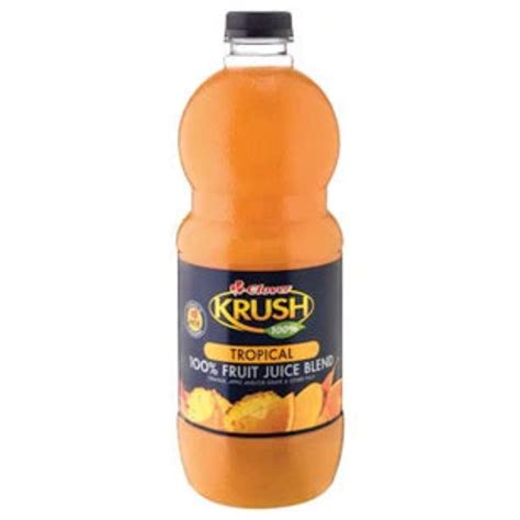 Clover Krush Tropical 100% Fruit Juice Blend 1.5lt - Superb Hyper