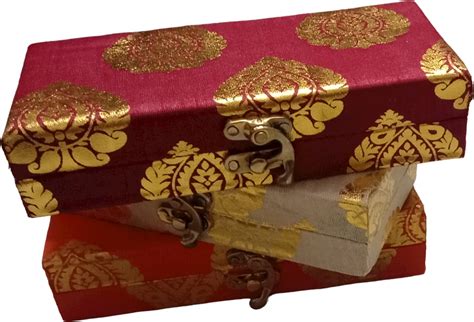 BHAVYA Jain Jewellery Box Pack of 3 Jewellery Vanity Box Price in India ...