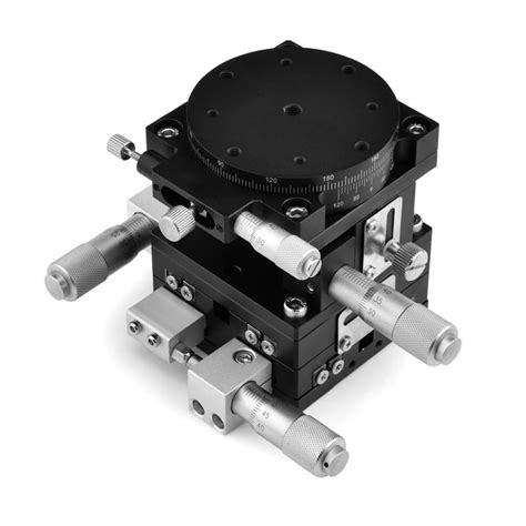Precision XYZR 4 Axis 2.36"x2.36" Manual Linear Positioning Stage ...