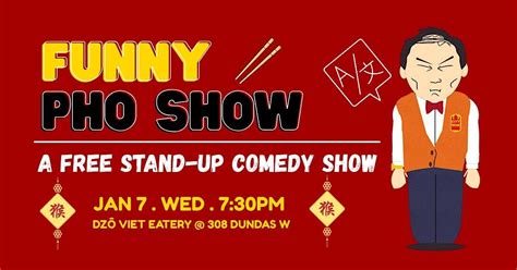 Funny Pho Show - A Stand-Up Comedy Show, Dzô Viet Eatery, Toronto, 7 ...