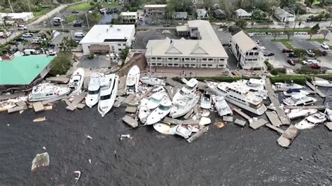 Drone footage shows hurricane damage in Fort Myers [Video]