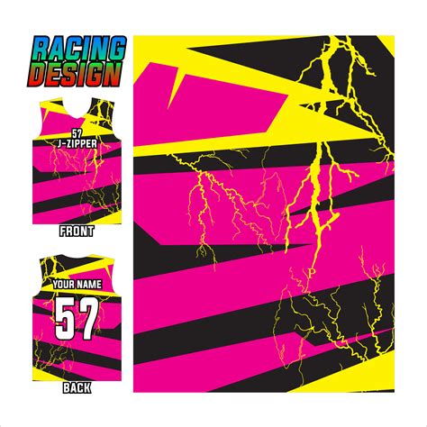 jersey printing and sublime pattern design illustration for racing ...