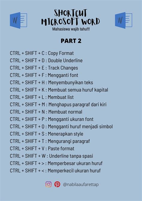 Shortcut Microsoft Word Part 2 (Mahasiswa Wajib Tahu)