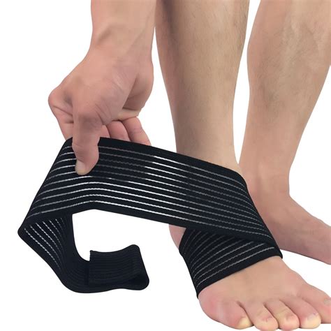 1 PC Sports wrap bandage Ankle Strain Elastic Ankle Support Brace Guard ...