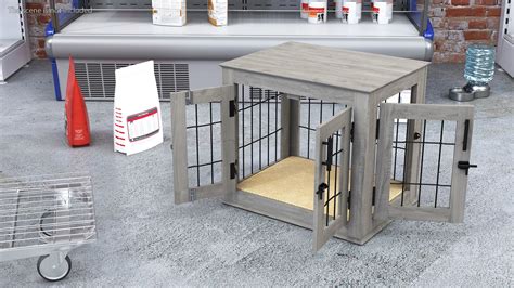 Designer Dog Crate Furniture White 3D Model - TurboSquid 2167645