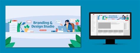 Graphic designer canale youtube art | Vettore Gratis