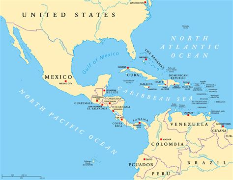 Map Of Central America