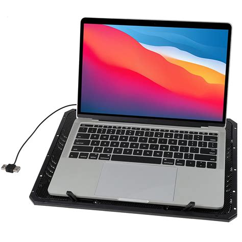 M2 Dual Fan Laptop Cooling Pad Base USB Radiator Notebook Holder Coole ...